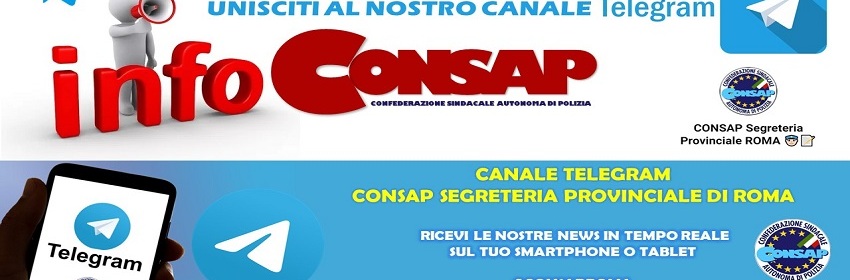 CANALE TELEGRAM CONSAP ROMA
